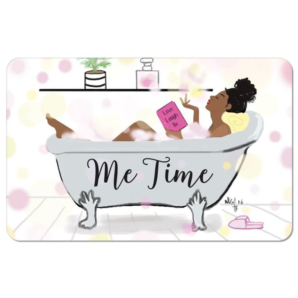 "Me Time" Inspirational Floor Mat